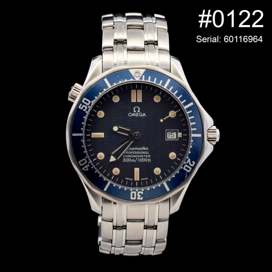 (#0122) Omega Seamaster Automatic | 40mm Blue Wave Dial | Ref 2531.80