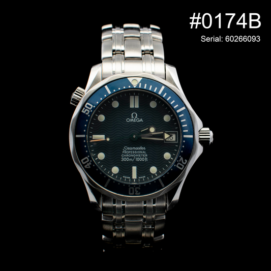 #0174 Omega Seamaster Professional 300M | 36mm Blue Wave Dial | Ref. 2551.80