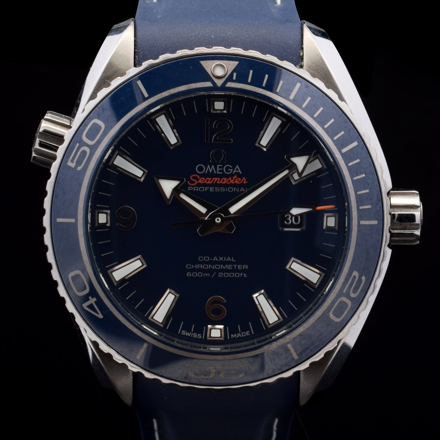 (#0108 C-Tier) Omega Seamaster Planet Ocean Blue Dial Ref. 232.92.38.20.03.001