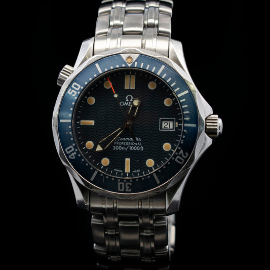 @Omega Seamaster Quartz Blue Model 2561.80