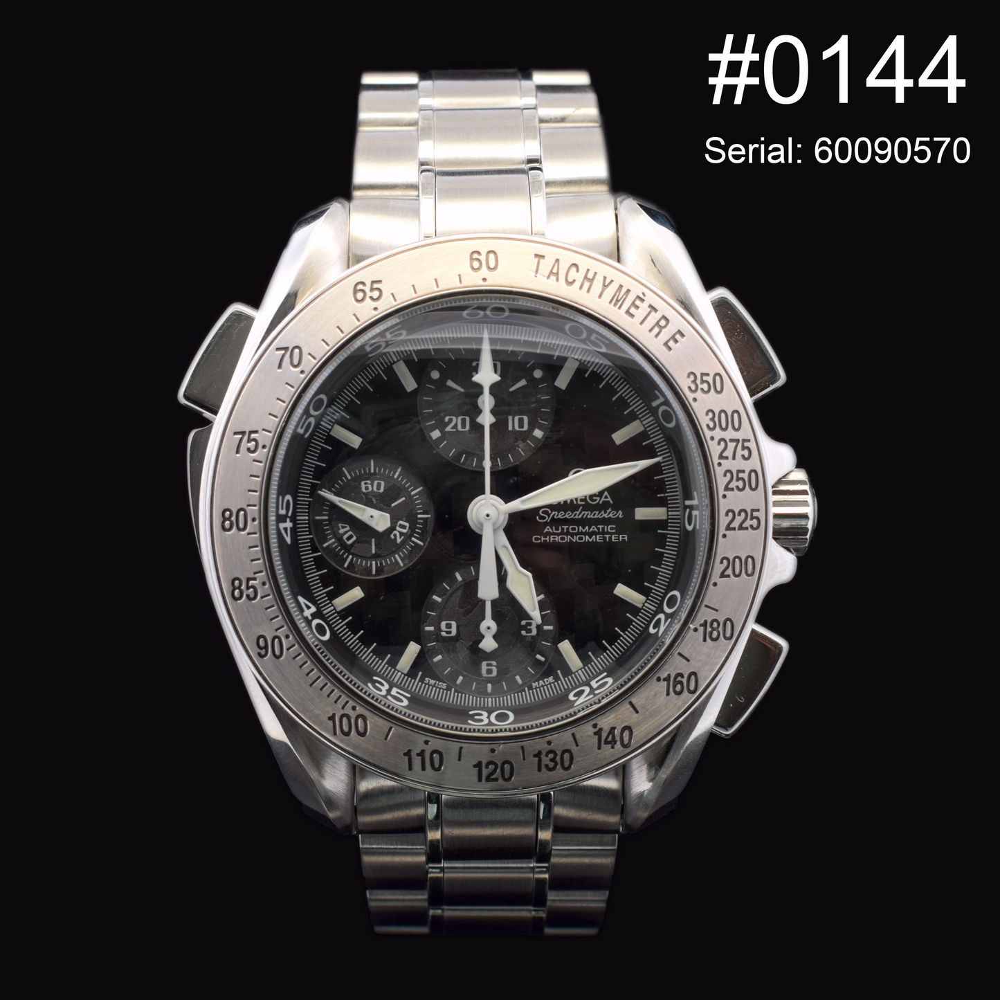 #0144 Omega Speedmaster Broad Arrow | Black Dial | Ref. 3540.50